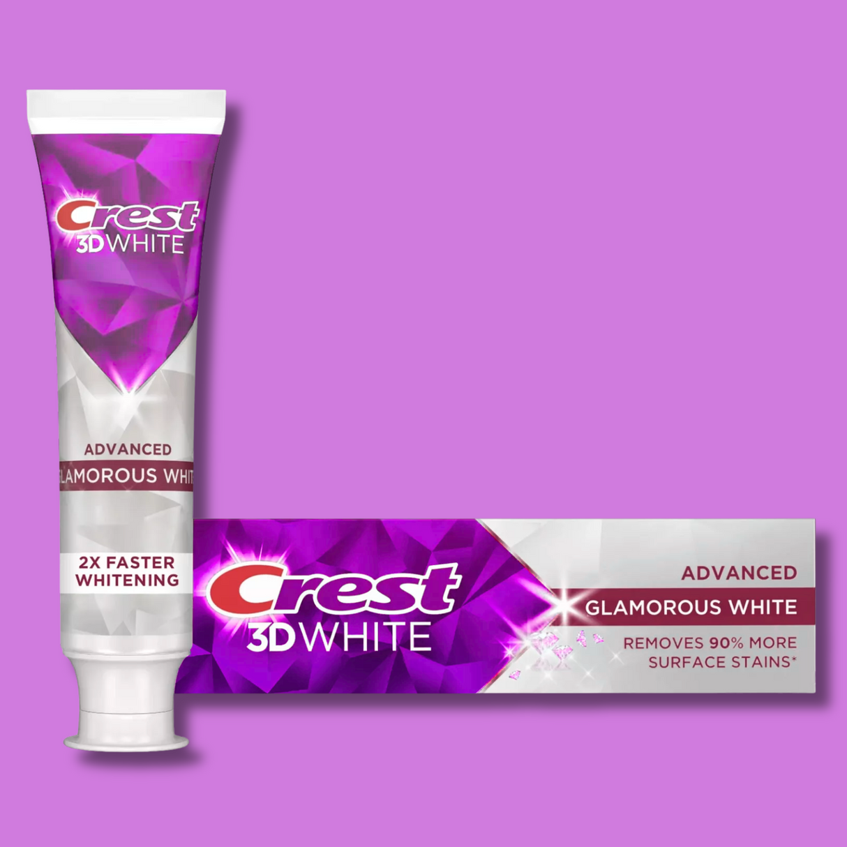 Crest 3D White Advanced Glamorous White Toothpaste 93g - Whiter Smile