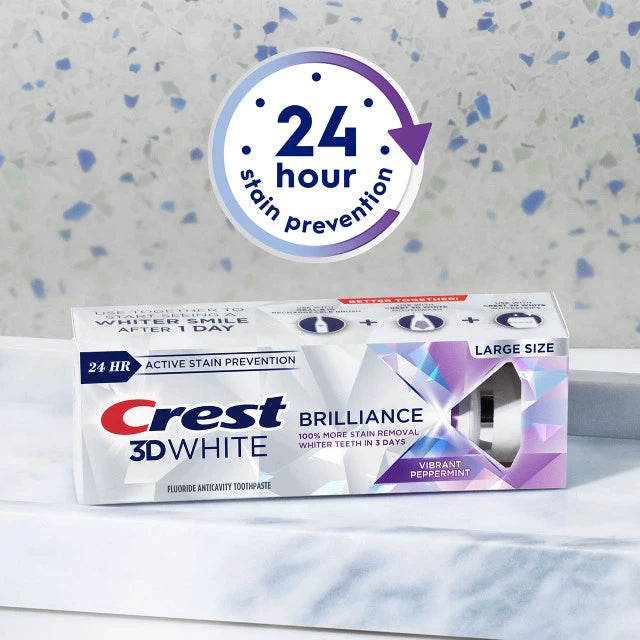 Crest 3D White Brilliance Toothpaste 130g - Whiter Smile