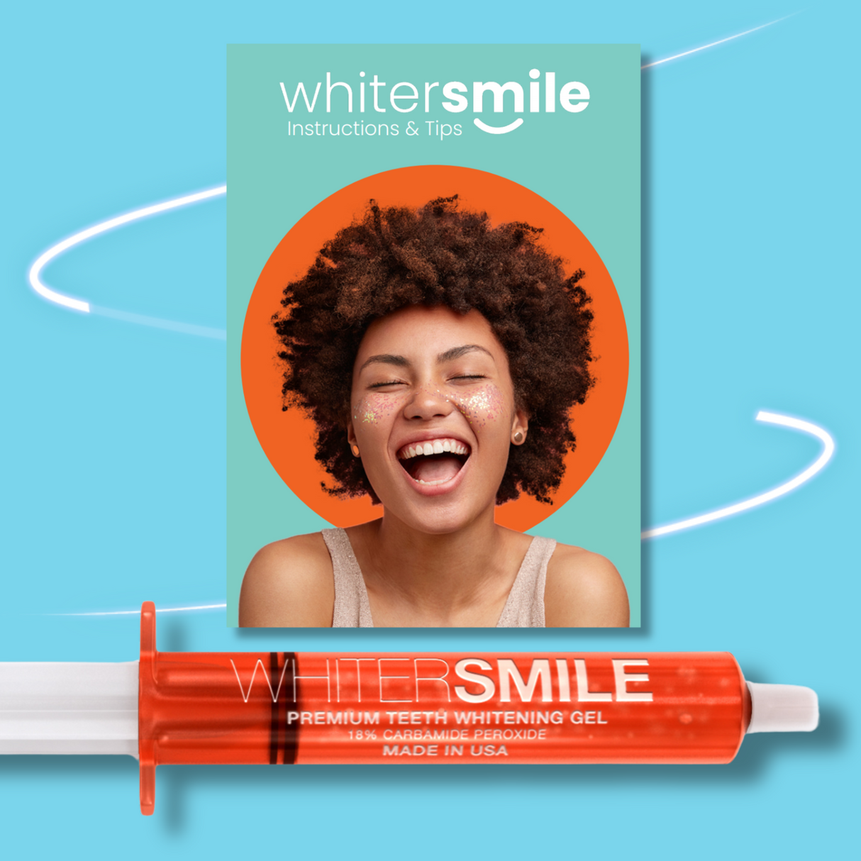 LED Teeth Whitening Gel 18% CP (Made In USA) 10g Bulk Syringe - Whiter Smile