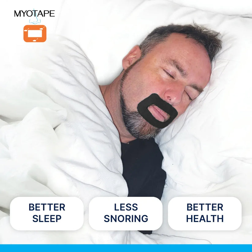 MyoTape Mouth Tape For Beards (90 Strips) - Whiter Smile