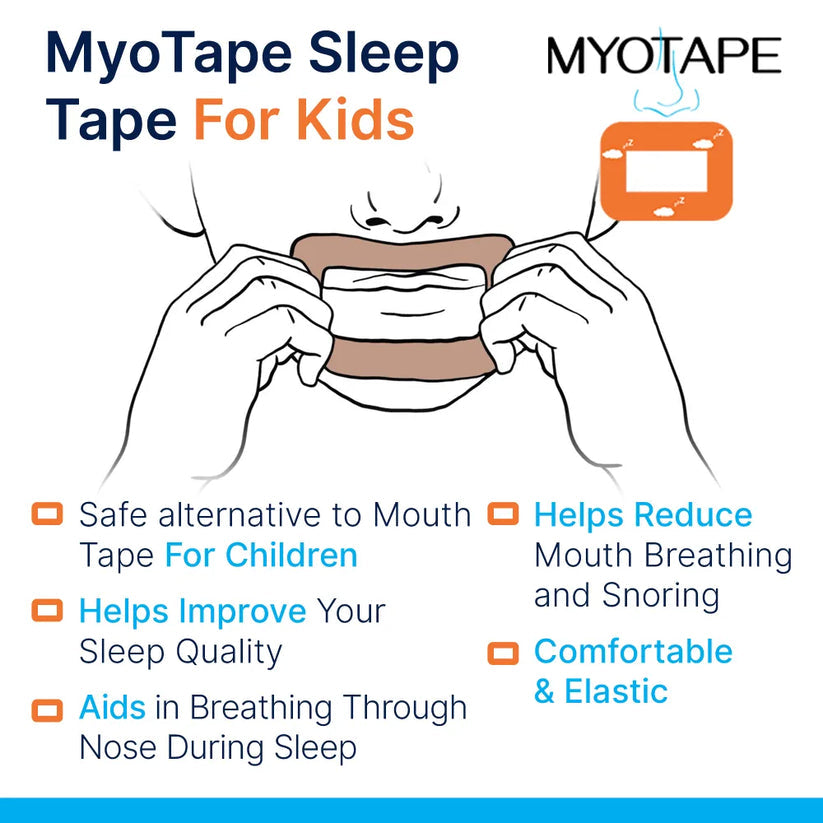 MyoTape Mouth Tape For Kids (90 Strips) - Whiter Smile