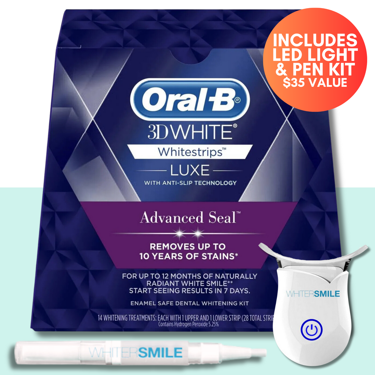 Crest 3d Tiras 3d White Oral B White Whitestrips Luxe Tiras