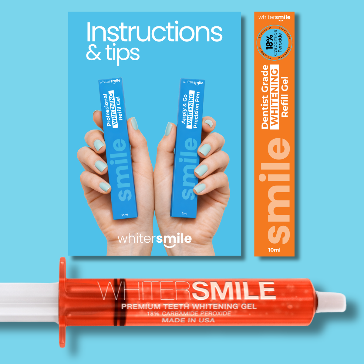 Teeth Whitening Gel 10g Bulk Syringe (Made In USA)