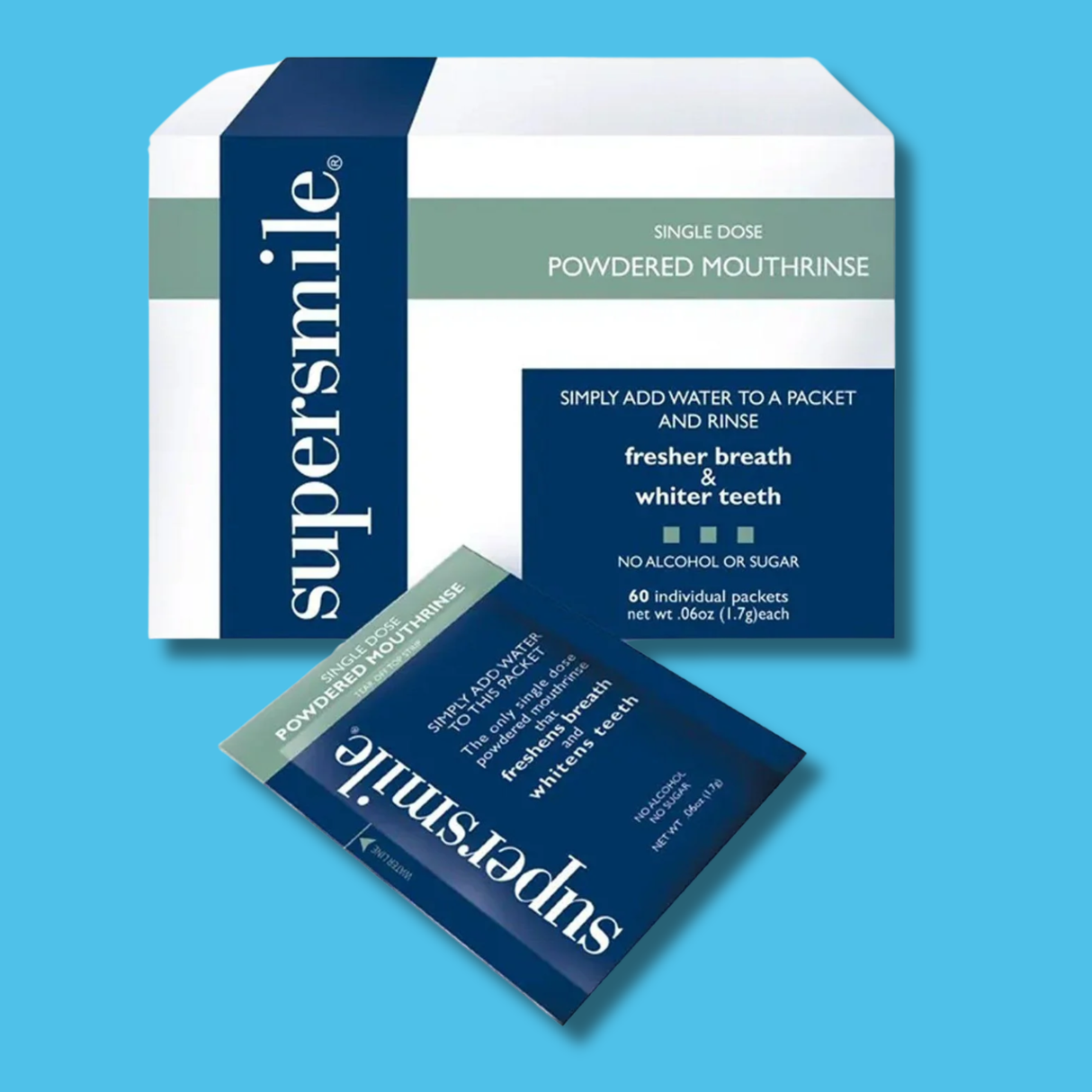 Supersmile Powdered Whitening Mouthrinse - Whiter Smile