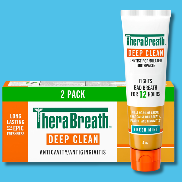 TheraBreath Deep Clean Toothpaste 113.5g (2 Pack) - Whiter Smile