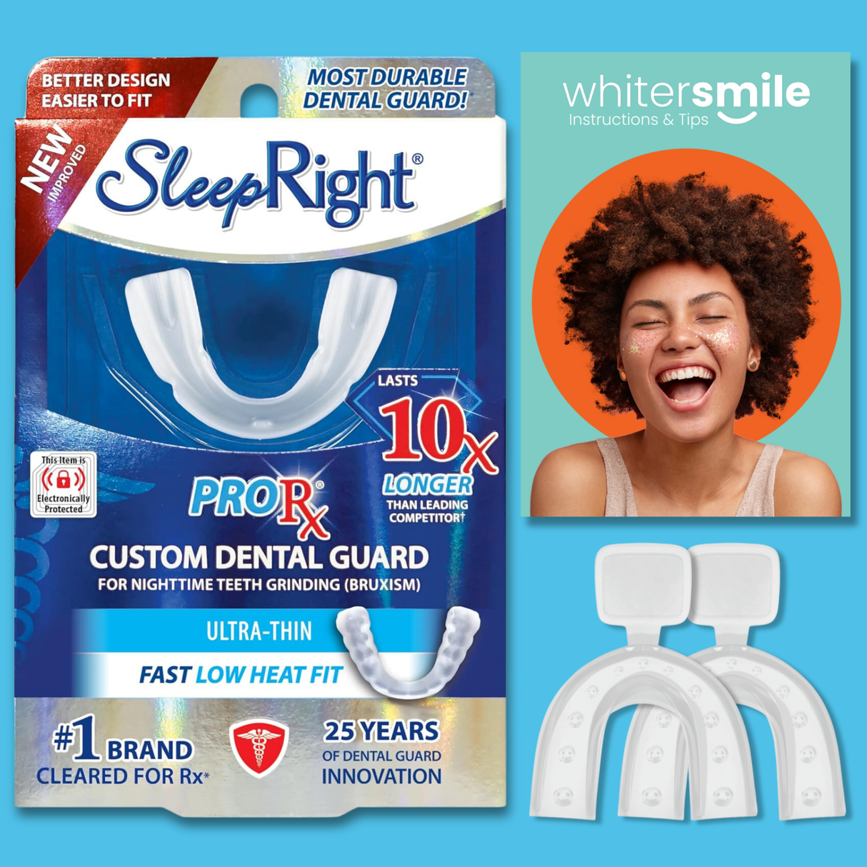 SleepRight ProRx Custom Dental Guard - Whiter Smile