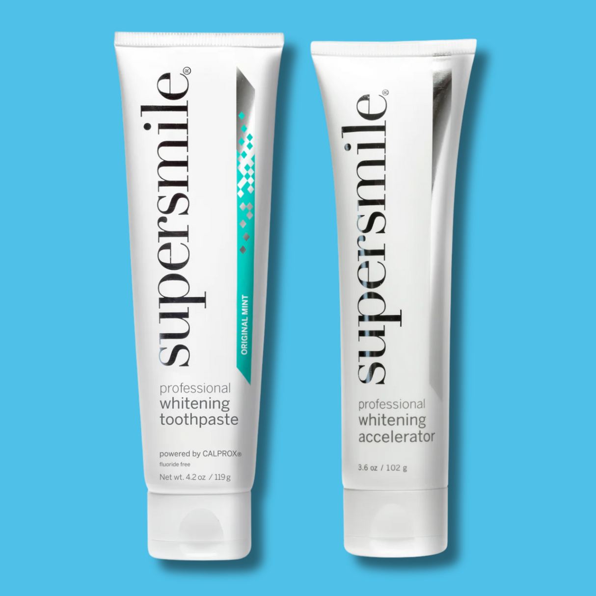 Supersmile Fluoride Free Whitening System 119g / 102g - Whiter Smile