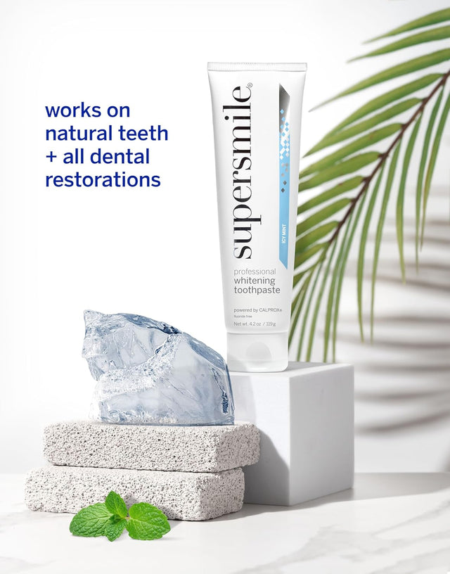 Supersmile Fluoride Free Whitening Toothpaste (Icy Mint) 119g - Whiter Smile