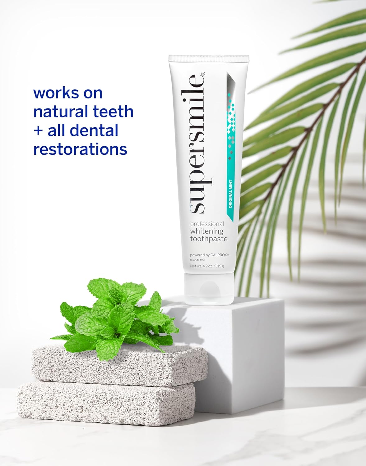 Supersmile Fluoride Free Whitening Toothpaste (Original Mint) 119g - Whiter Smile