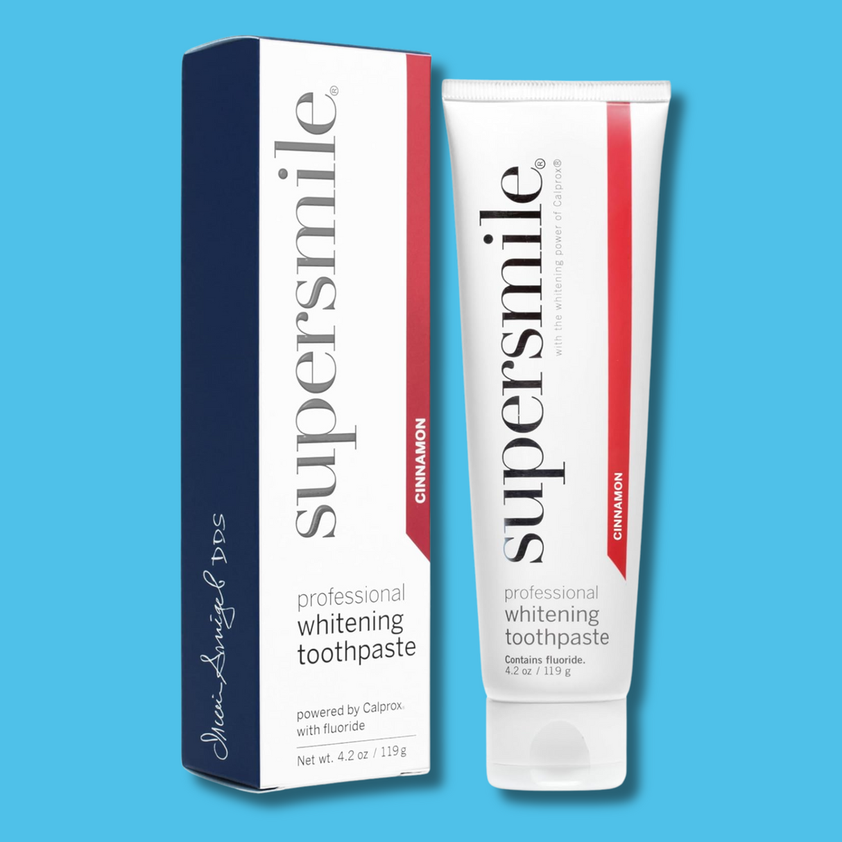 Supersmile Whitening Toothpaste (Cinnamon Burst) 119g - Whiter Smile