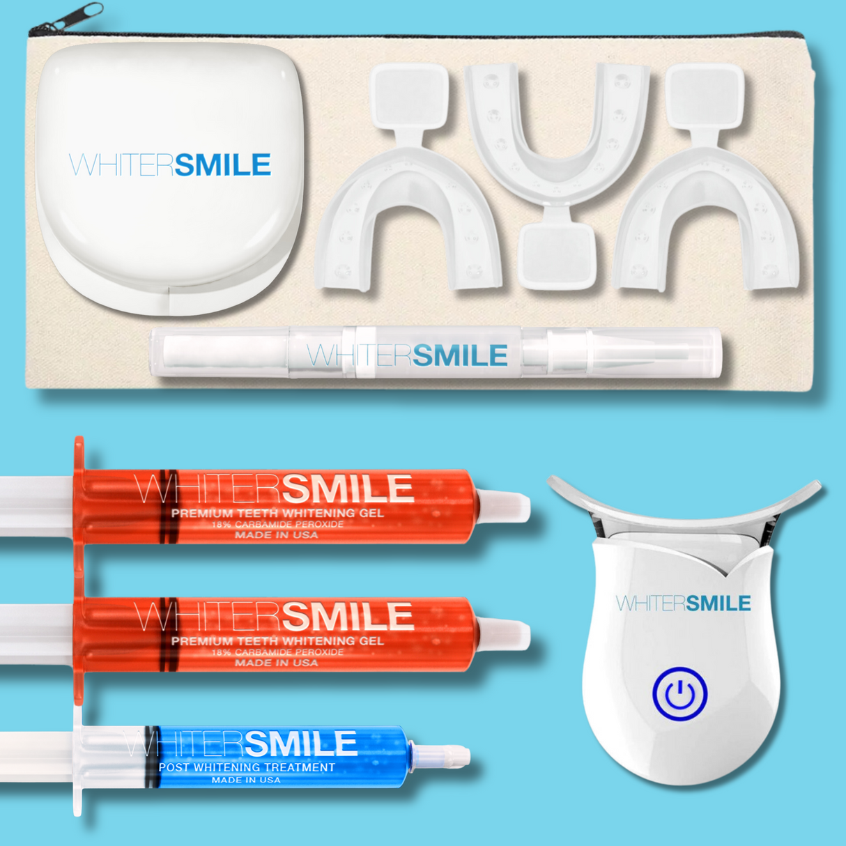 Whiter Smile Express 6 LED Whitening Kit (Made In USA) - Whiter Smile