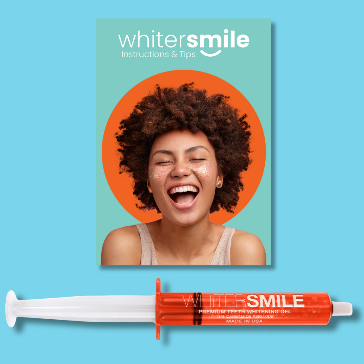 Teeth Whitening Gel (Made In USA) 5g Syringe - Whiter Smile