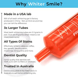 Teeth Whitening Gel 18% CP (Mint) Made In USA (3 Bulk Tubes) - Whiter Smile