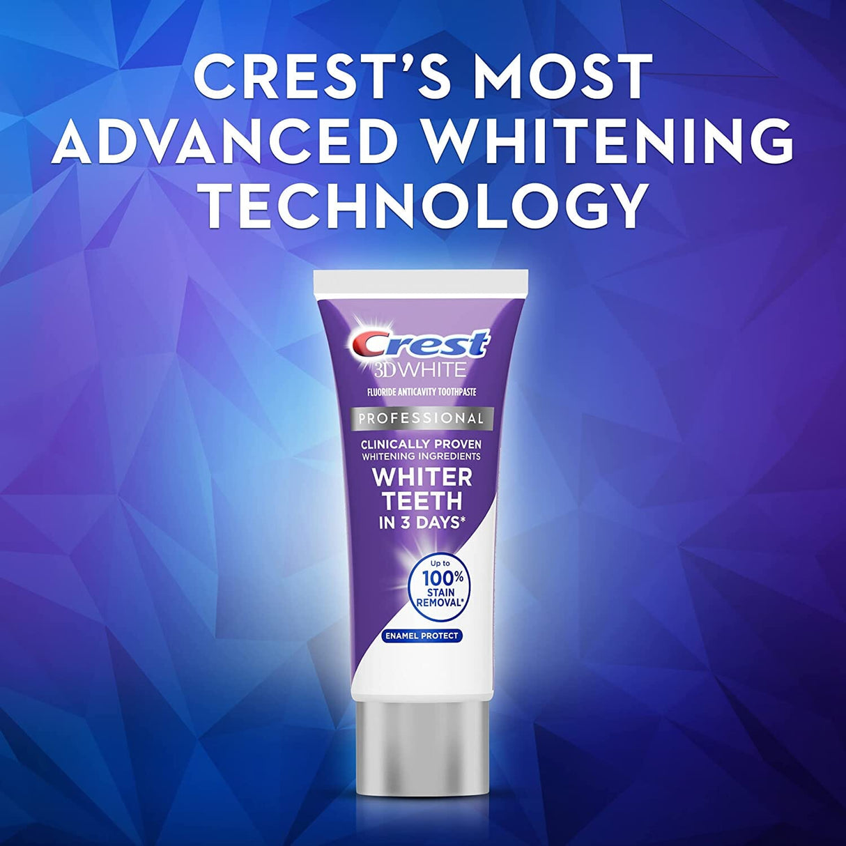 Crest 3D White Professional Toothpaste 85g Crest