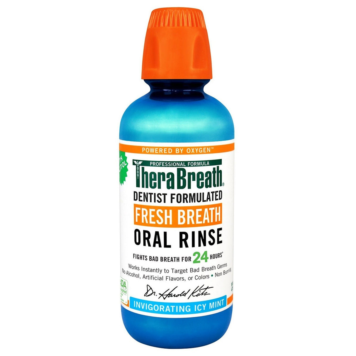 TheraBreath Icy Mint Oral Rinse 473ml TheraBreath