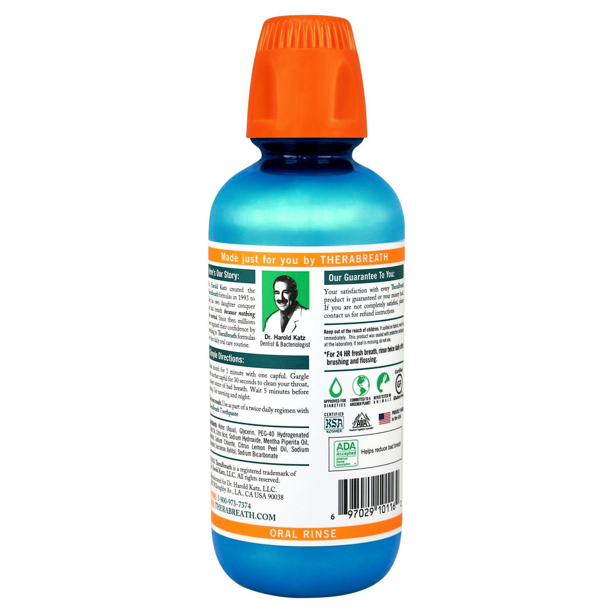 TheraBreath Icy Mint Oral Rinse 473ml TheraBreath