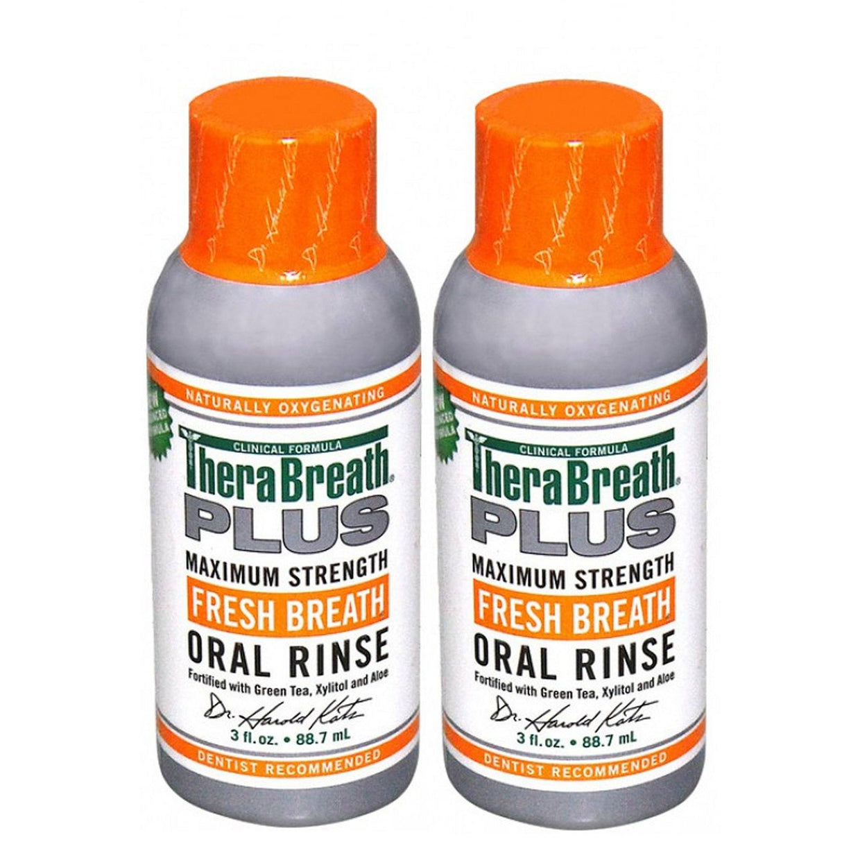 TheraBreath PLUS Oral Rinse Travel Size 88ml (2 Pack) TheraBreath