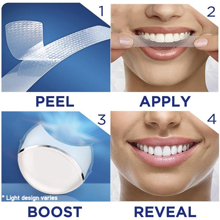 Oral B Whitestrips LUXE 5.25% HP + Bonus LED Light & Top Up Pen Oral B