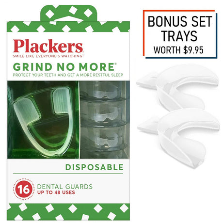 Plackers Grind-No-More Dental Night Protector (16 pack) Plackers 