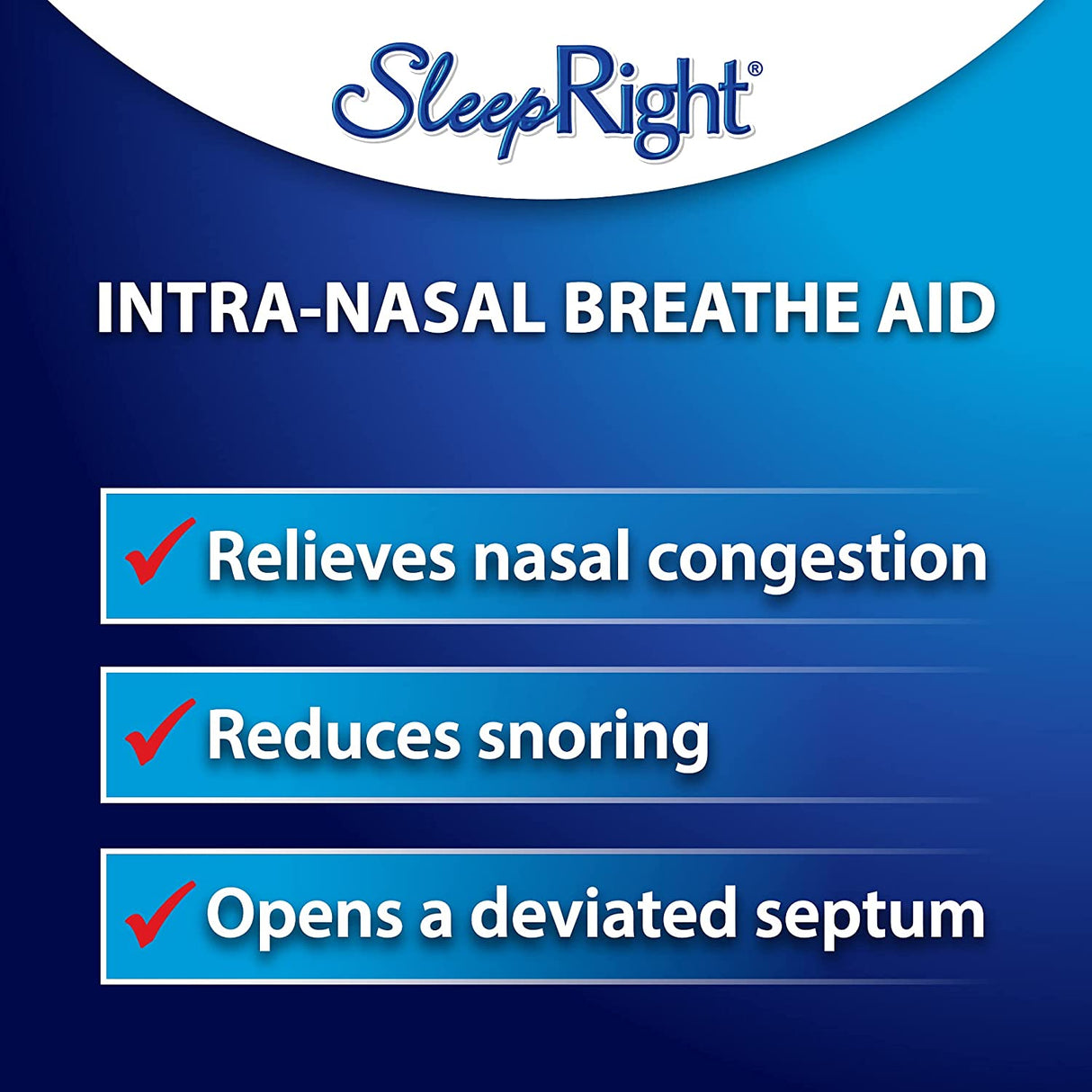 SleepRight Nasal Breathe Aid 2 Pack (40 Day Supply) SleepRight