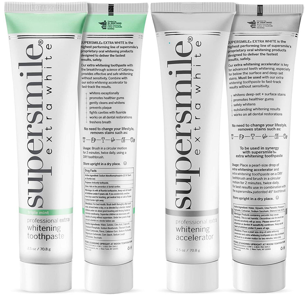 Supersmile Extra White System 70g / 70g Supersmile