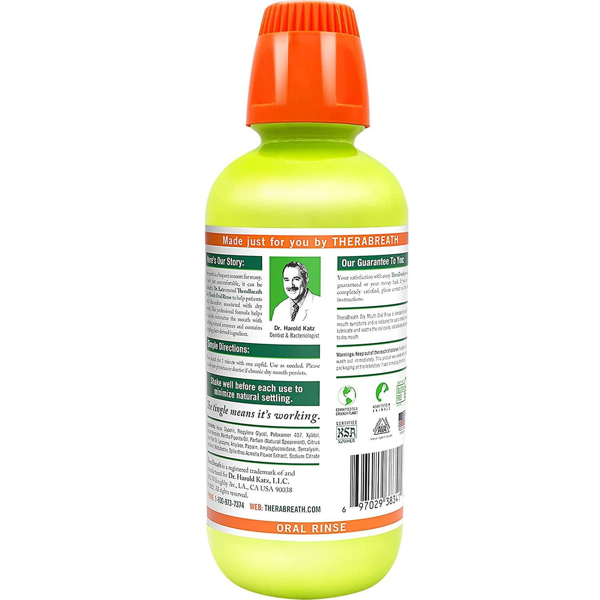TheraBreath Dry Mouth Oral Rinse 473ml TheraBreath