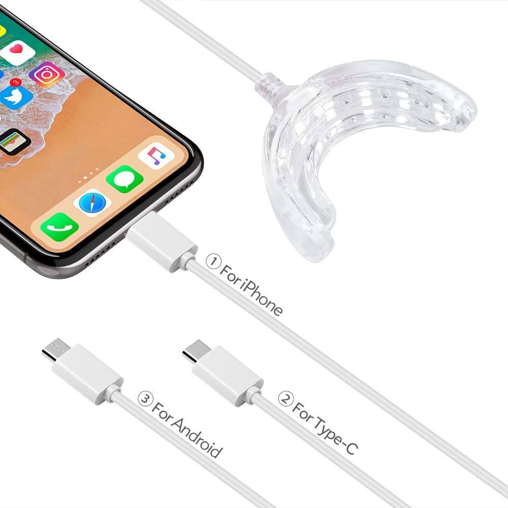 16 LED Accelerator Light with Attached Mouth Trays Whiter Smile