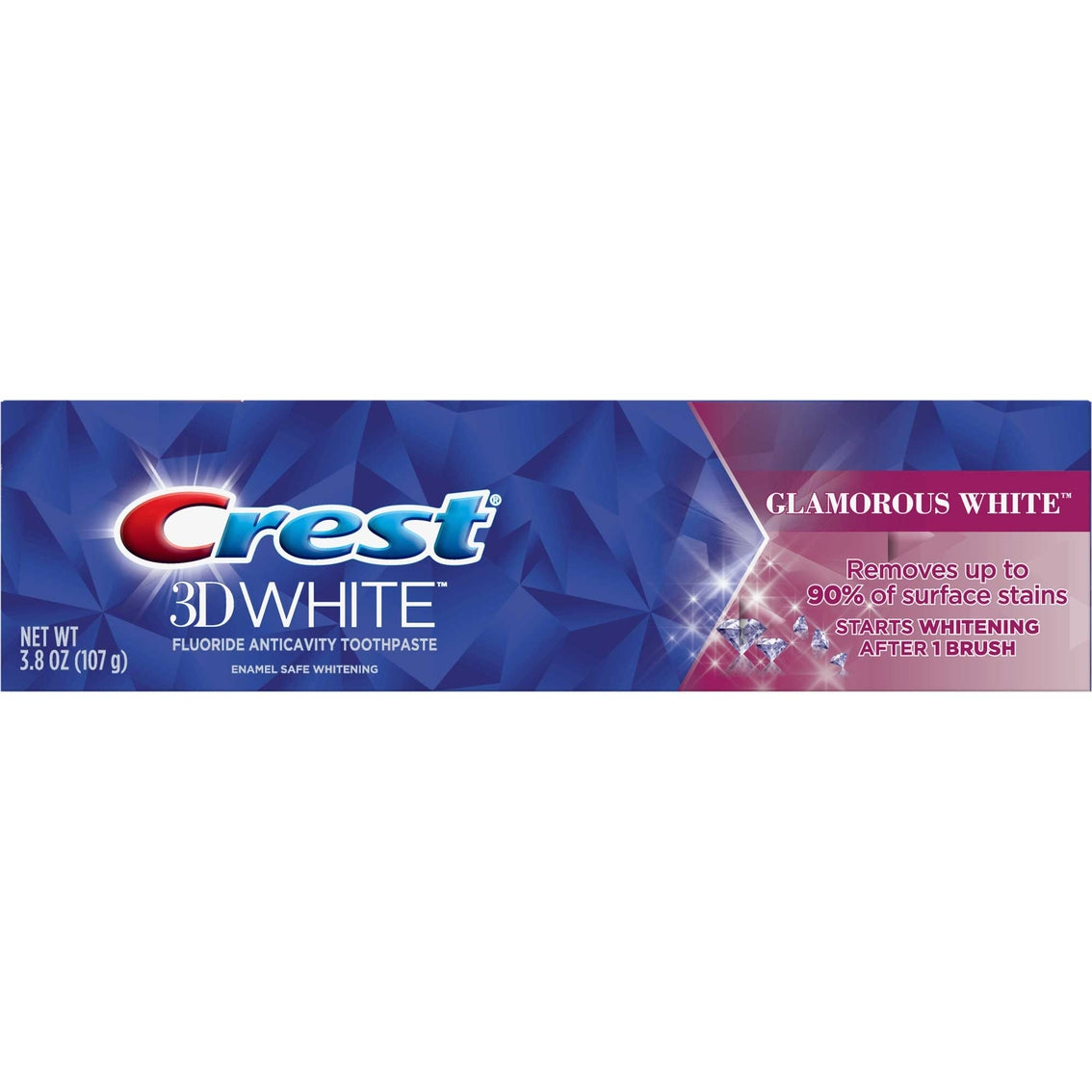 Crest 3D White Advanced Glamorous White Toothpaste 107g - Whiter Smile