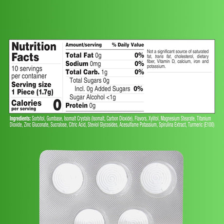 TheraBreath Chewing Gum (6 Pack / 60 Gums) - Whiter Smile