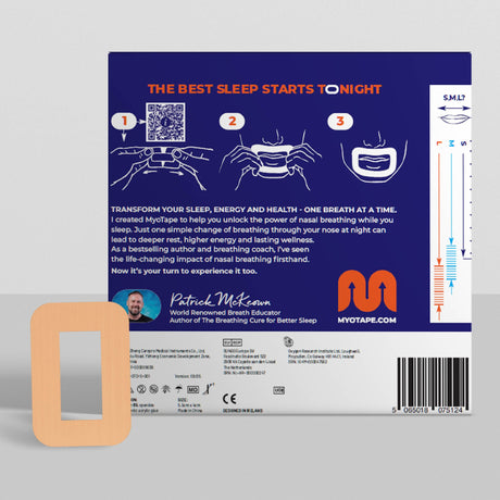 MyoTape Mouth Tape For Adults (30 Strips) - Whiter Smile
