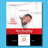 MyoTape Mouth Tape For Beards - 3 Month Supply - Whiter Smile