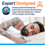 MyoTape Mouth Tape For Beards (90 Strips) - Whiter Smile