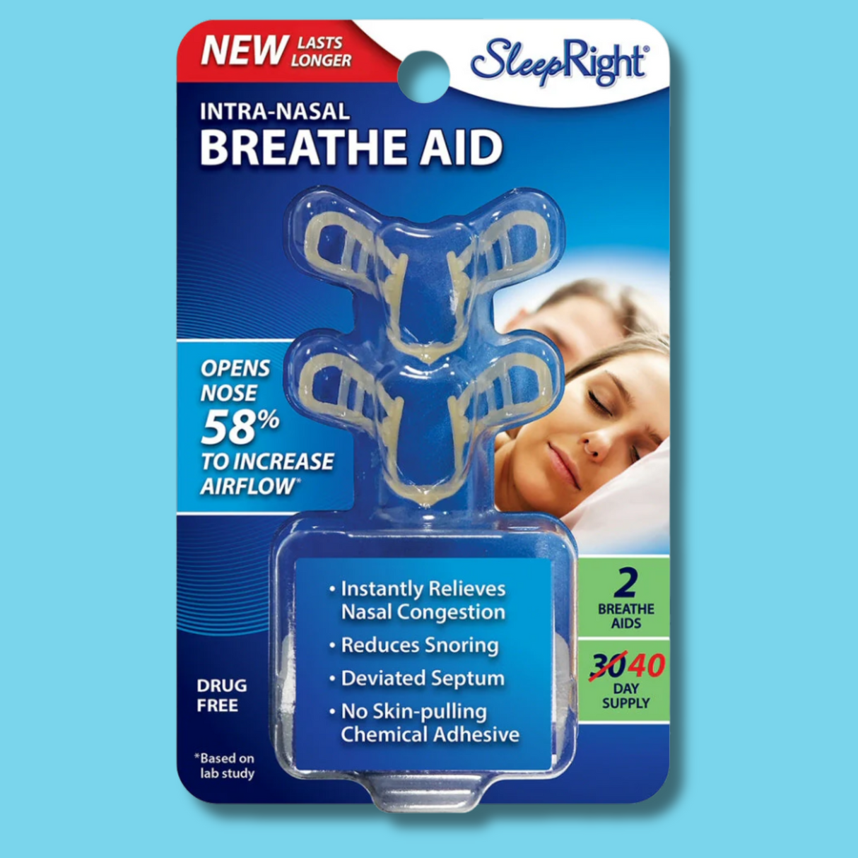 SleepRight Nasal Breathe Aid 2 Pack