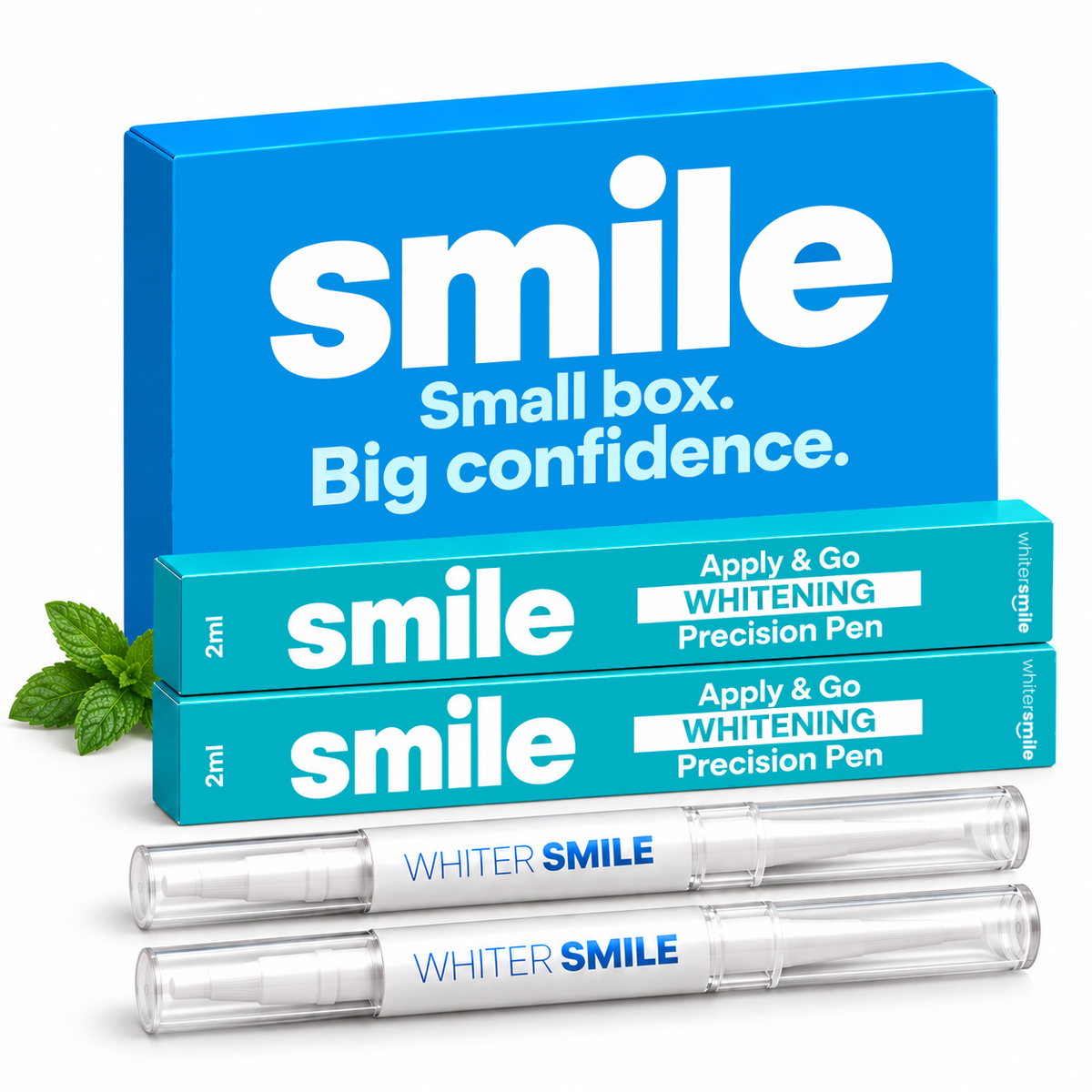 Whiter Smile Teeth Whitening 2 Pen Pack 18% CP (Made In USA)