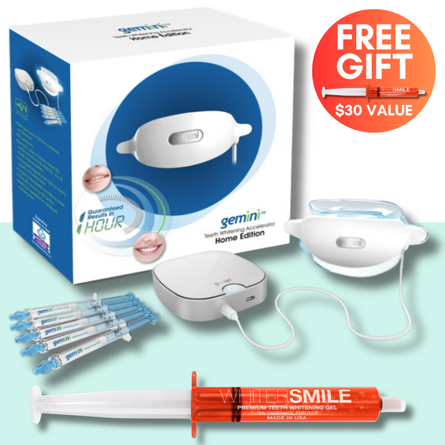 Beyond Gemini Whitening Accelerator System 6% HP + Bonus 10g Gel - Whiter Smile