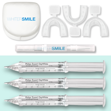 Philips ZOOM! Day White Gel 6% HP Kit + Mouth Trays, Case & Top Up Pen - Whiter Smile