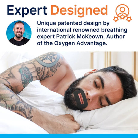 MyoTape Mouth Tape For Beards (90 Strips) - Whiter Smile