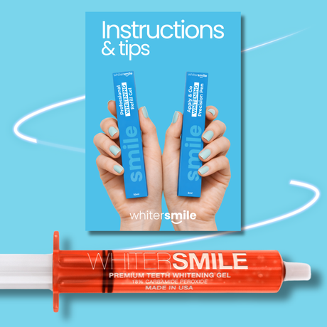 LED Teeth Whitening Gel 10g Bulk Syringe (Made In USA) - Whiter Smile