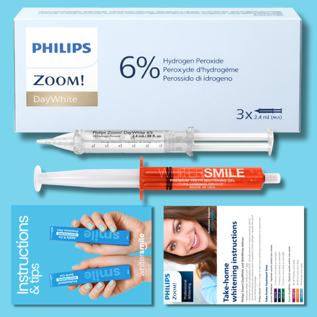 Philips ZOOM! Day White Gel Kit 6% HP 3 x 2.4g Syringes - Whiter Smile