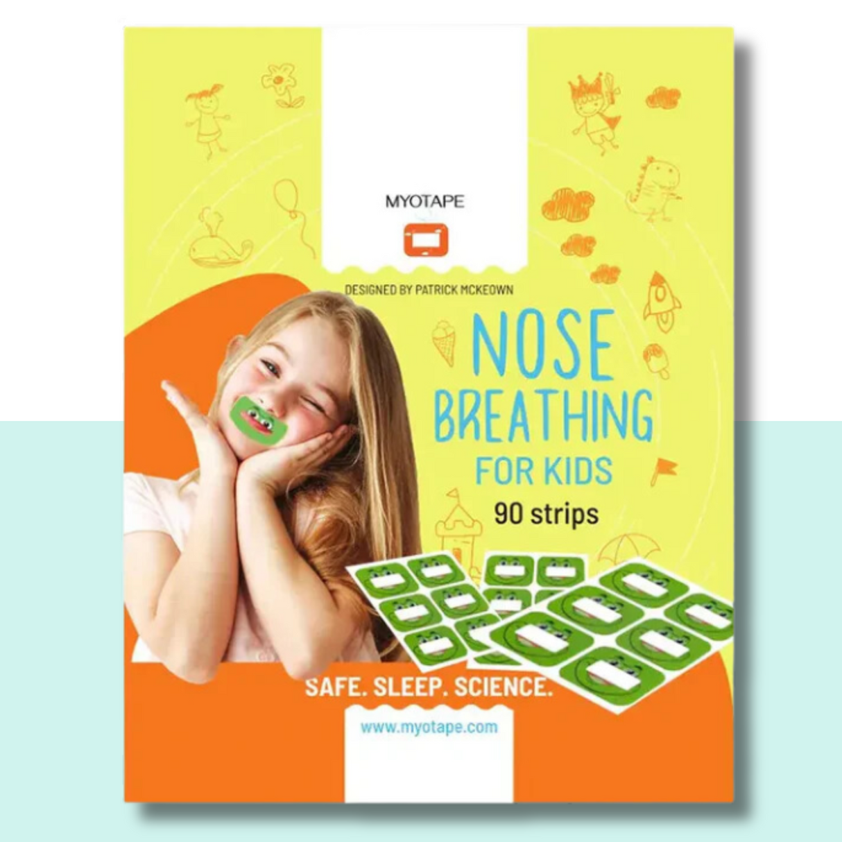 MyoTape Mouth Tape For Kids (90 Strips) - Whiter Smile