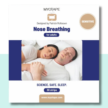 MyoTape Mouth Tape For Adults (30 Strips) Sensitive - Whiter Smile
