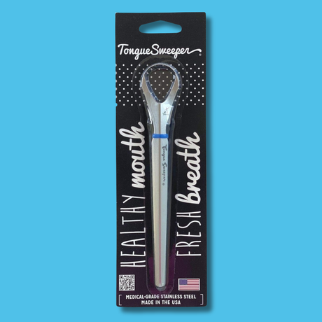 Tongue Sweeper (Colour Varies) Made In USA - Whiter Smile