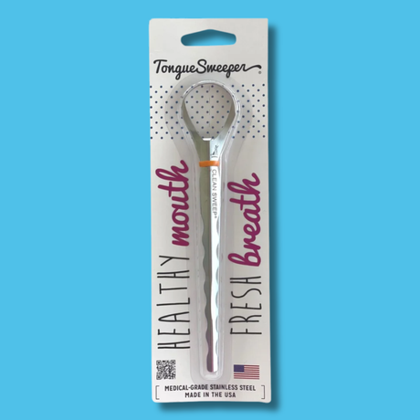 Tongue Sweeper Sweep (Colour Varies) Made In USA - Whiter Smile
