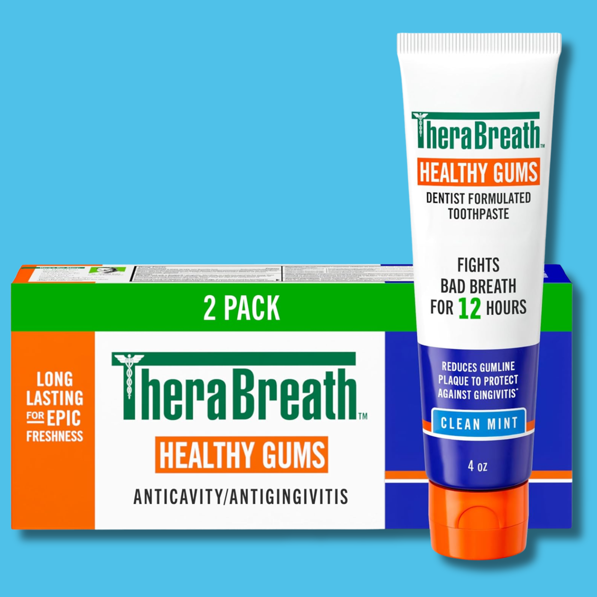 TheraBreath Healthy Gums Toothpaste 113.5g (2 Pack)