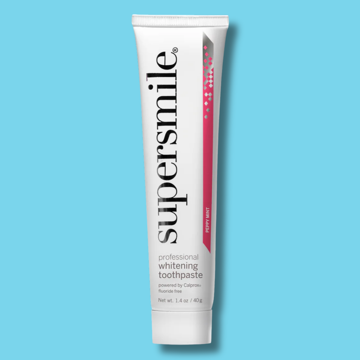Supersmile Whitening Toothpaste Peppy Mint 40g (Flouride Free)