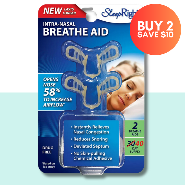 SleepRight Nasal Breathe Aid 2 Pack (40 Day Supply) - Whiter Smile
