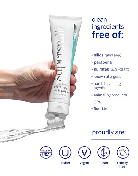 Supersmile Fluoride Free Whitening Toothpaste (Original Mint) 119g - Whiter Smile