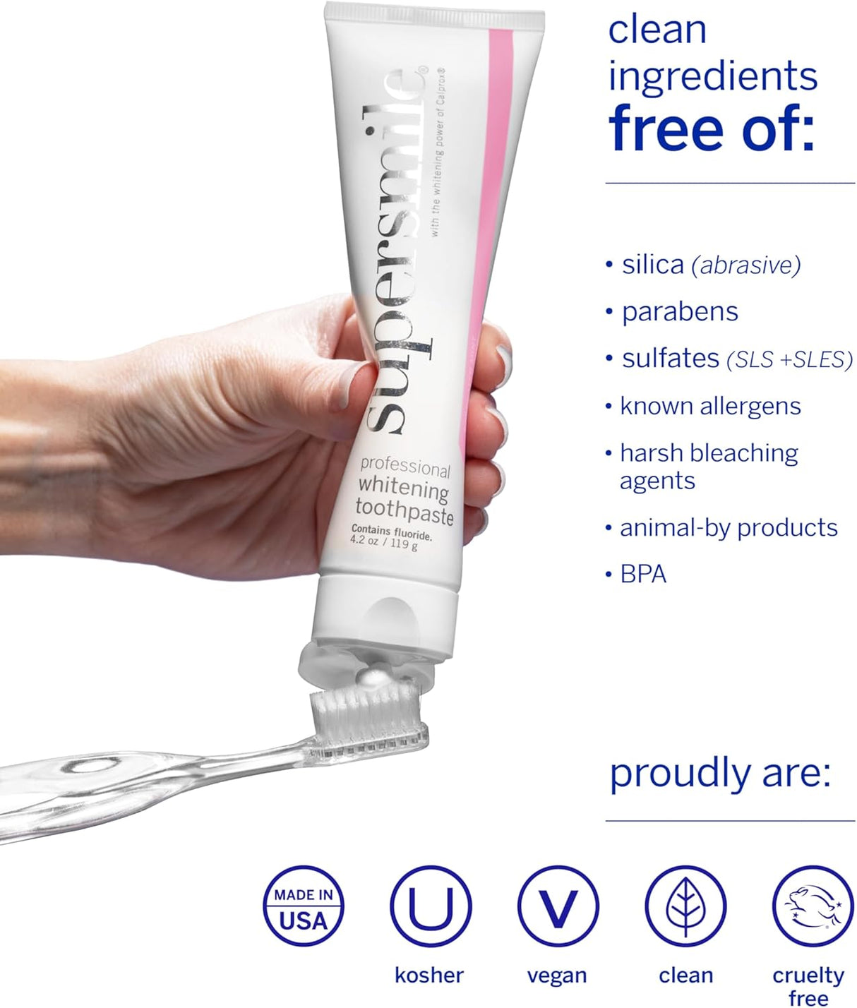 Supersmile Whitening Toothpaste (Rosewater Mint) 119g - Whiter Smile