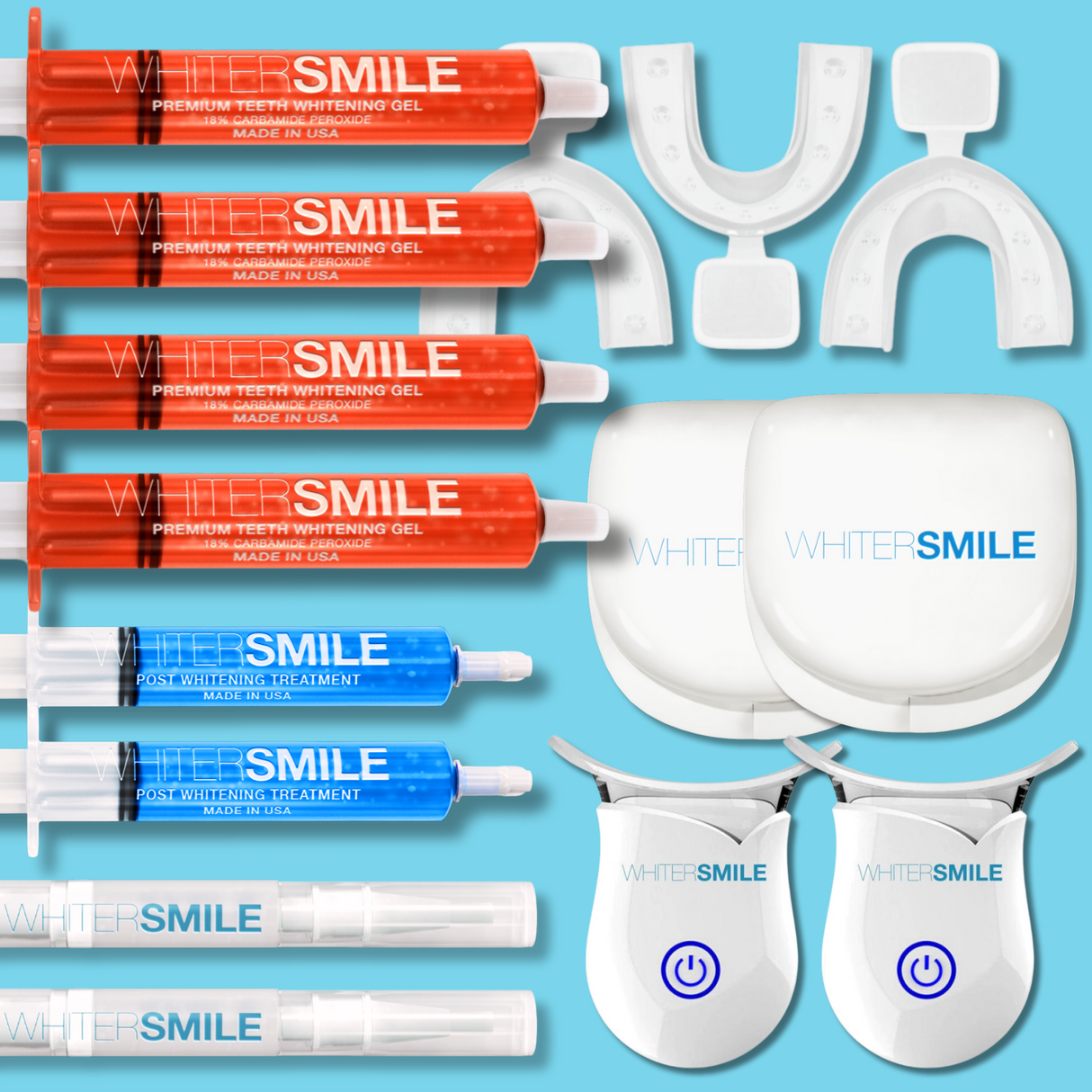 Whiter Smile Duo Express LED Whitening Kit (Made In USA) - Whiter Smile