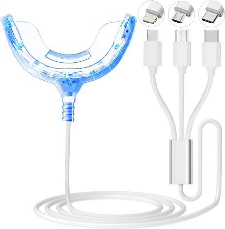 16 LED Accelerator Light with Attached Mouth Trays Whiter Smile 
